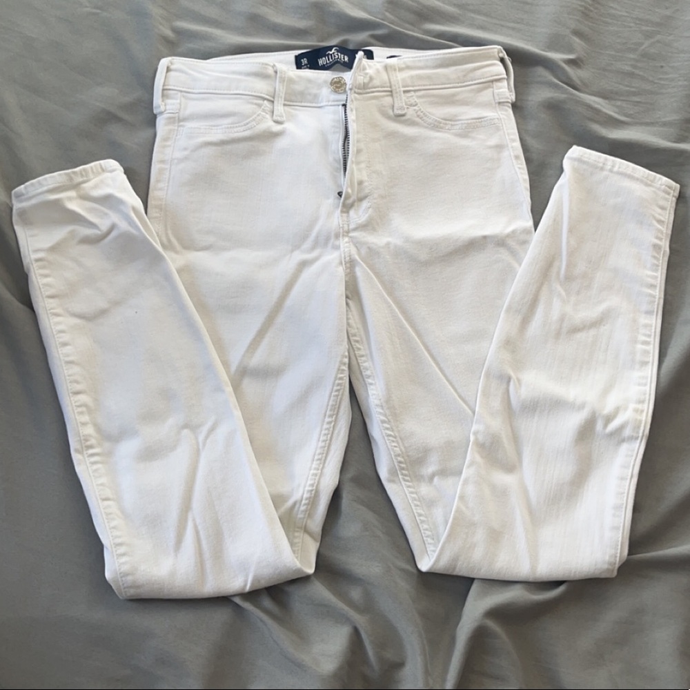 White High rise skinny jeans